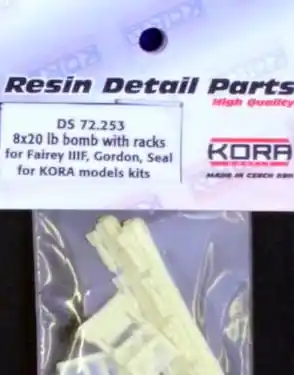 Populaire Kora Models DS72253 8x20lb bomb with racks Fairey IIIF, Gordon, Seal