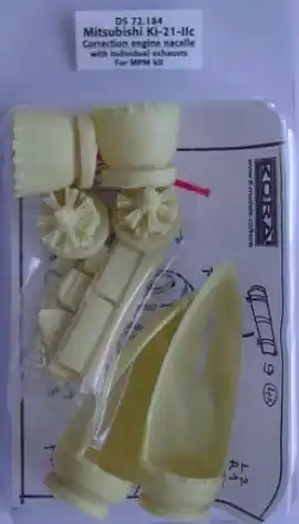 Prix Cassé Kora Models DS72184 Mitsubishi Ki-21-IIc Correction engine nacelle