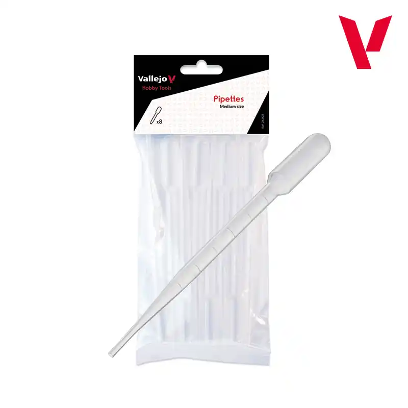 Vallejo 26003 Pipettes 3ml (8pcs) Haute Qualité