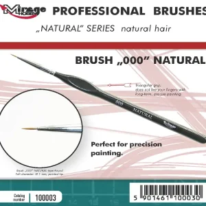 Jusqu'à Épuisement Des Stocks Mirage-Hobby 100003 Brush "000" NATURAL