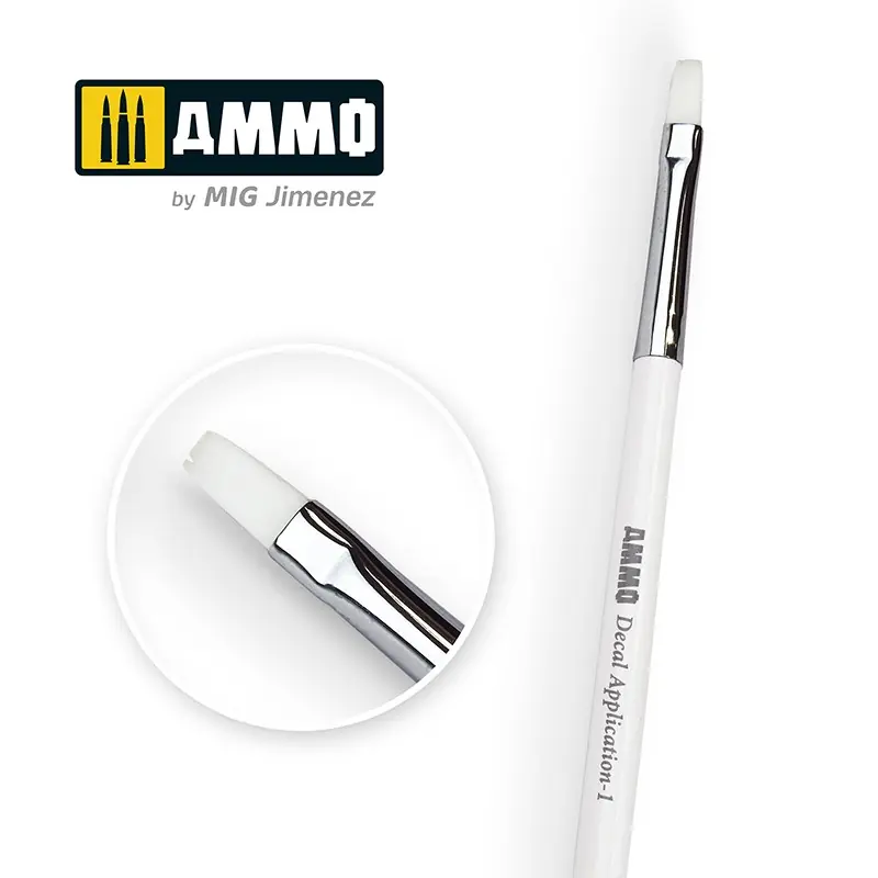 AMMO of Mig Jimenez 8706 1 AMMO Decal Application Brush Certifié