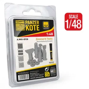 AMMO of Mig Jimenez 8938 Panzer Kote Zimmerit Tools for 1 48 German AFV Prix Cassé