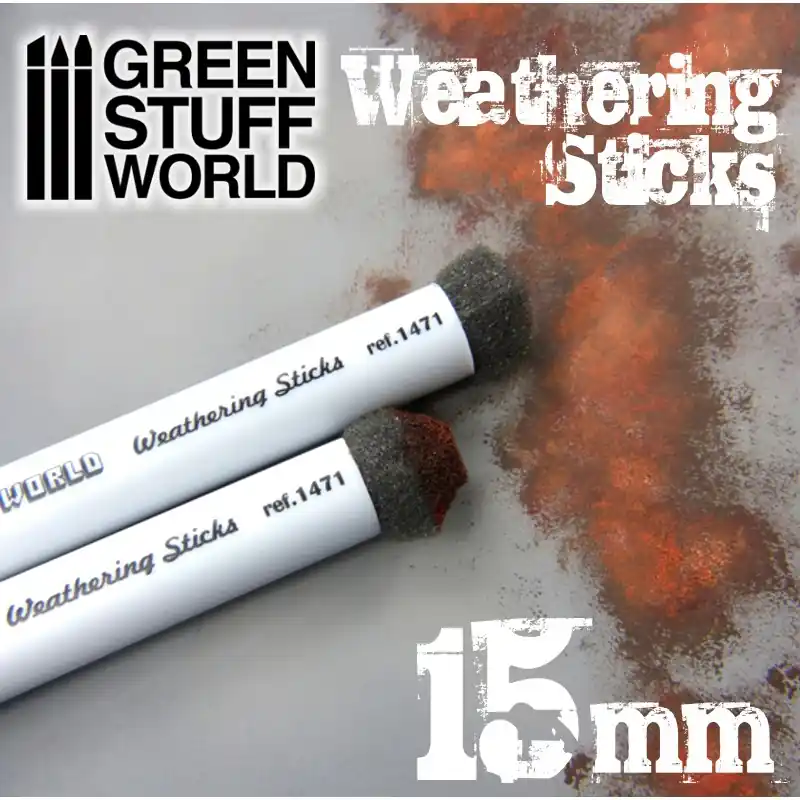 Remise Green Stuff World 9312 Weathering Sticks 15mm (set 2pc)