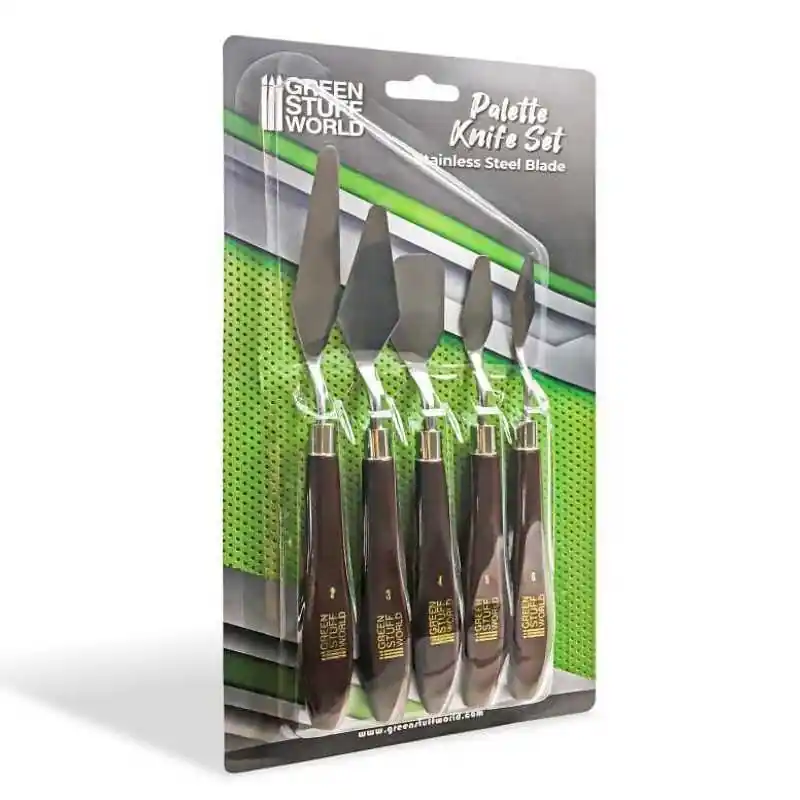Seulement Aujourd'hui Green Stuff World 3105 Palette Knife Tools (5 pcs)