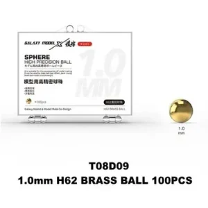 Achat Immédiat Galaxy-Model T08D09 High Precision Brass Balls - 1,0 mm (100 pieces in box)