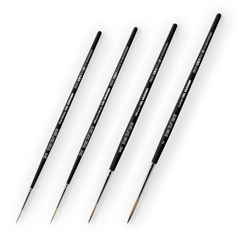 Prix Cassé Green Stuff World 14169 Synthetic Brush Cel Shading (Pack x4)
