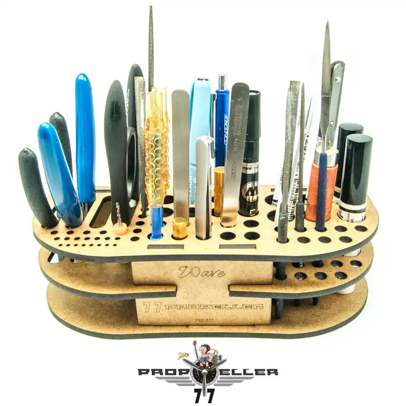 77propeller 311 Wave Kit – The Tool Stand Organizer (Capacity 64 Holes) Paiement Sécurisé