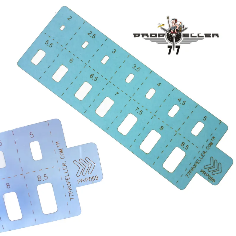 Prix Promo 77propeller 059 Scribing and Spray Masking Airbrush Stencil No. 7