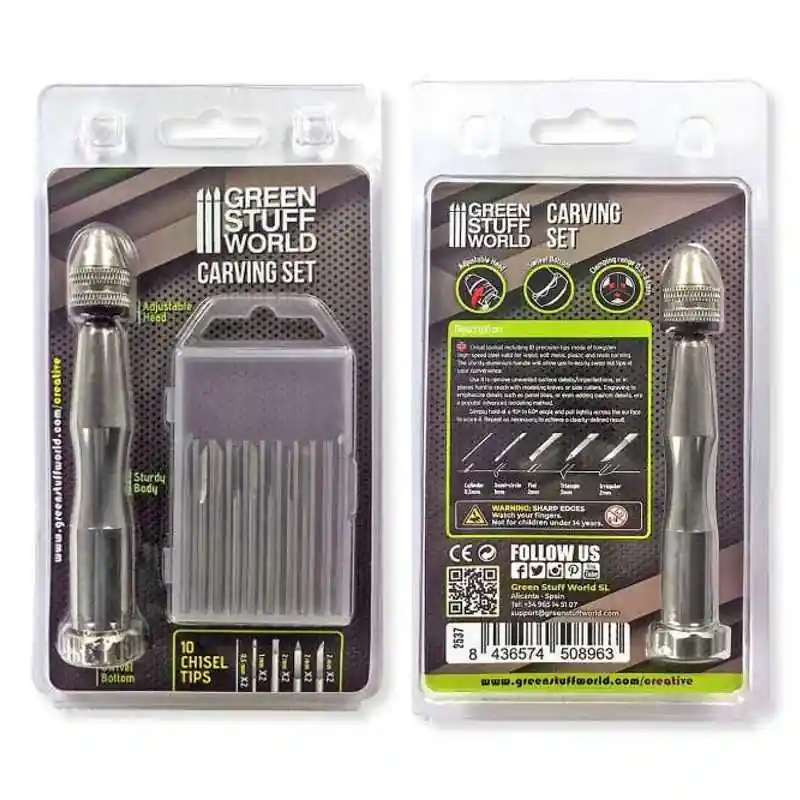 Green Stuff World 2537 Hobby Carving Set Petit Prix