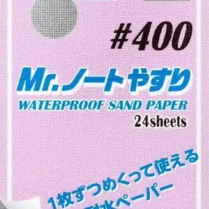 Dernier Modèle Mr.Hobby MT-501 Mr.Waterproof Sand Paper 400 (24 pcs)