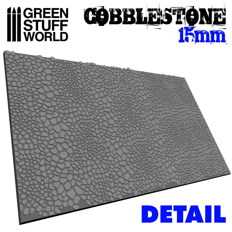 Green Stuff World 1625 Rodillo Cobblestone (15mm) Rolling Pin Prix Bas
