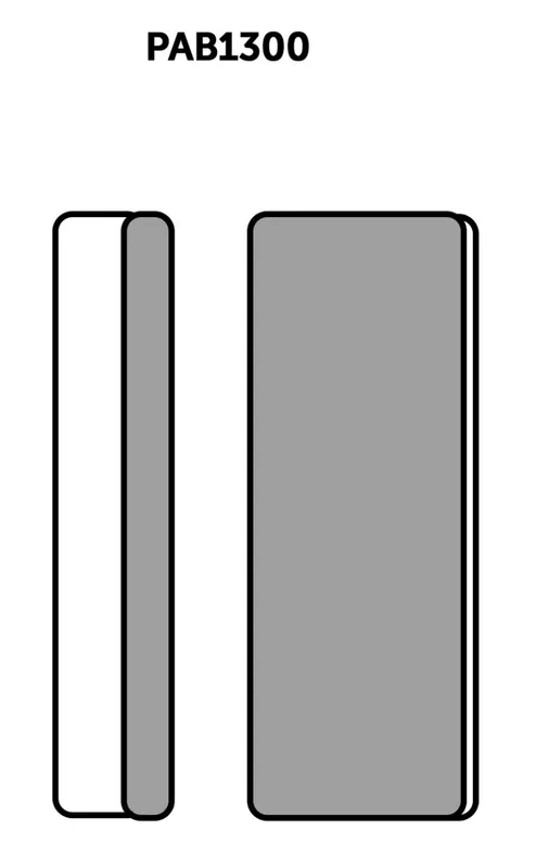 Shesto PAB1300 Flexi Wide Sanders - 3 pcs (80 x 30 x 12mm) Bon Marché