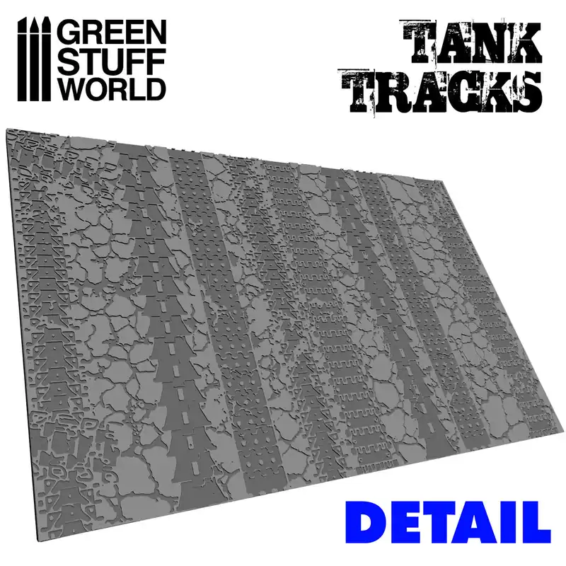 Must-Have Green Stuff World 2304 Rolling pin Tank Tracks