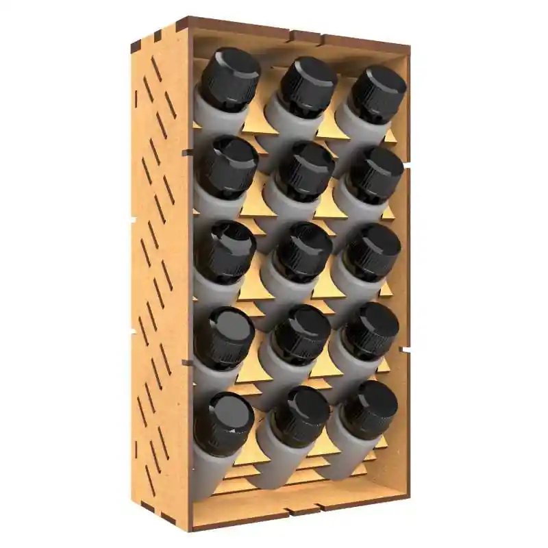 Remise Green Stuff World 11524 MDF Paint Organizer Vertical 30ml Lite