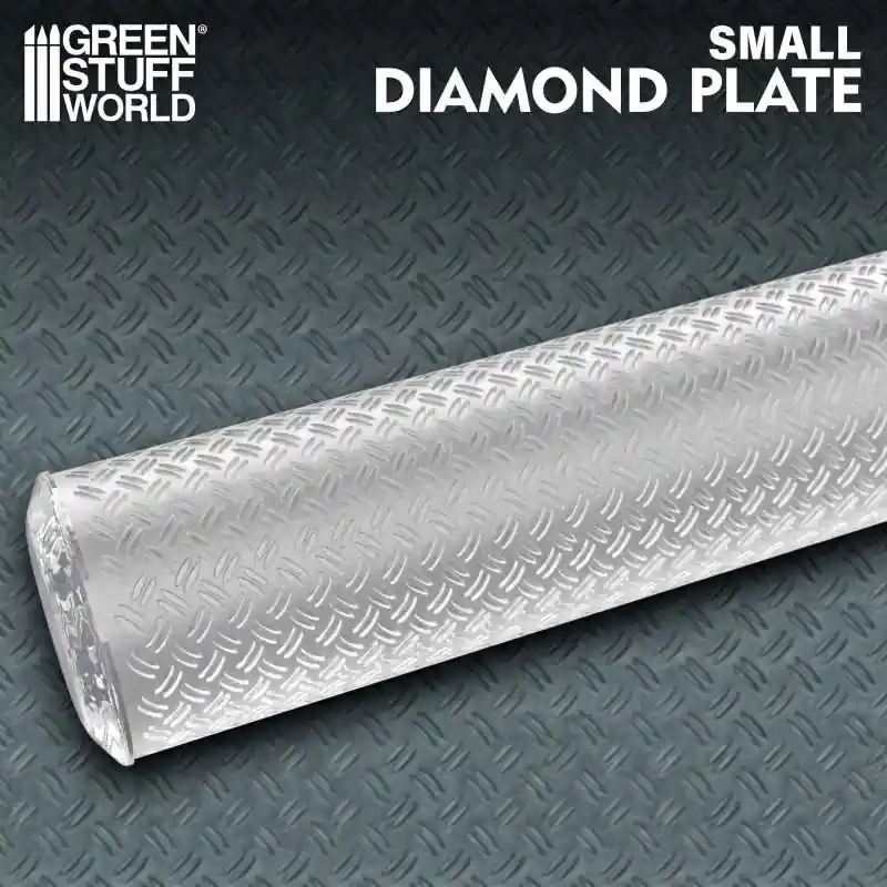 Marque Green Stuff World 2510 Rolling Pin - Small Diamond Plate