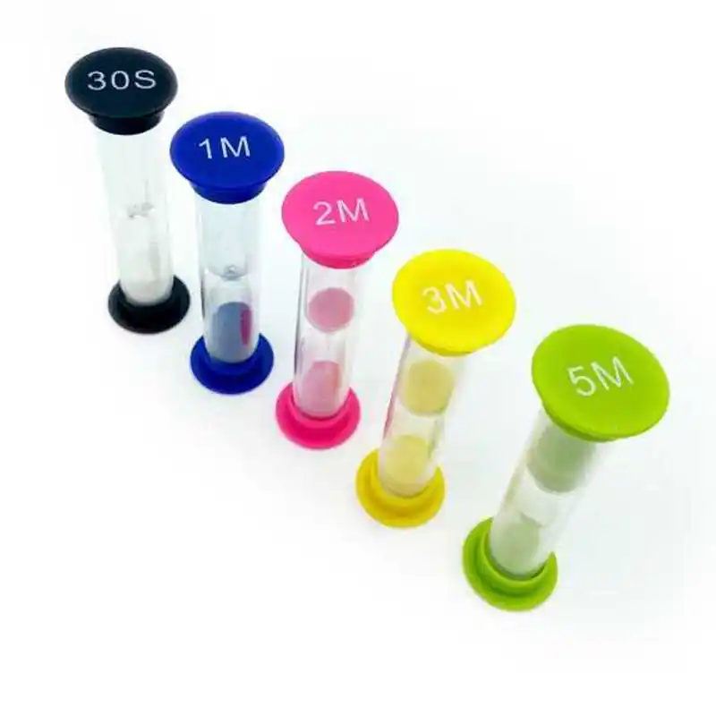 Usine Directe Green Stuff World 3791 Sand Timer Set 30s, 1m, 2m, 3m, 5m (5 pcs)