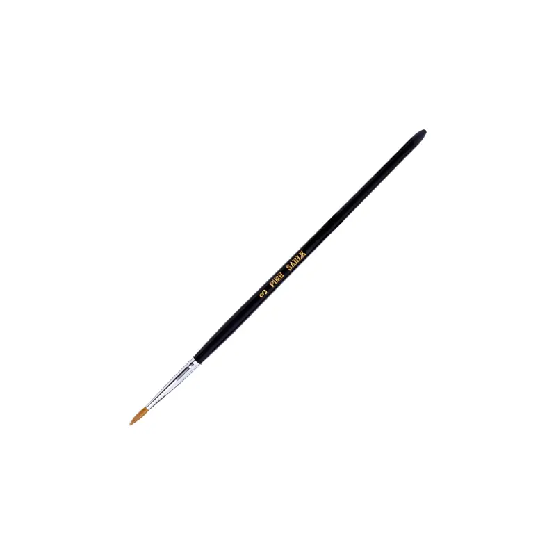 Livraison Express Shesto PPB2200-3 Fine Quality Pure Sable Brush (Size 3)