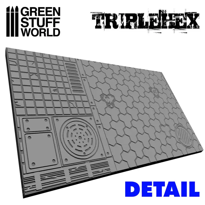 Green Stuff World 1161 Rolling pin Triplehex Satisfait Ou Remboursé